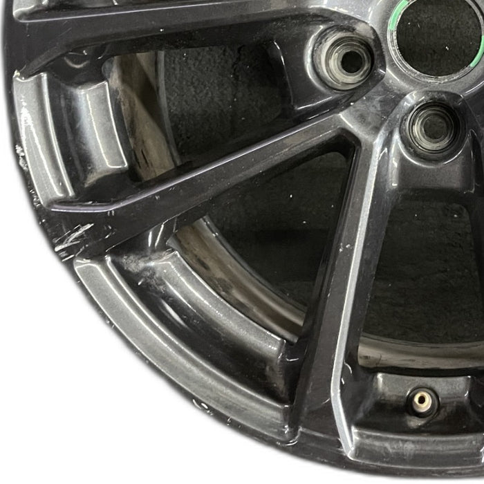 18" WRX 18 18x8.5 alloy 5 V spoke gunmetal Original OEM Wheel Rim