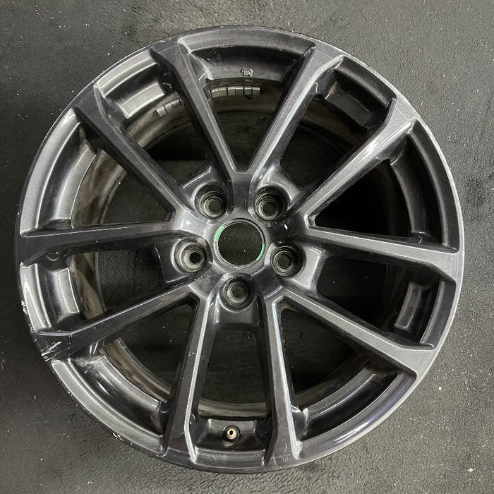 18" WRX 18 18x8.5 alloy 5 V spoke gunmetal Original OEM Wheel Rim