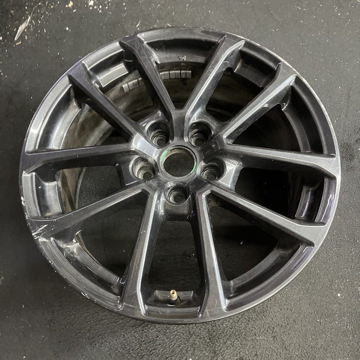 18" WRX 18 18x8.5 alloy 5 V spoke gunmetal Original OEM Wheel Rim