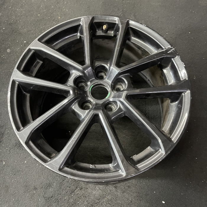 18" WRX 18 18x8.5 alloy 5 V spoke gunmetal Original OEM Wheel Rim