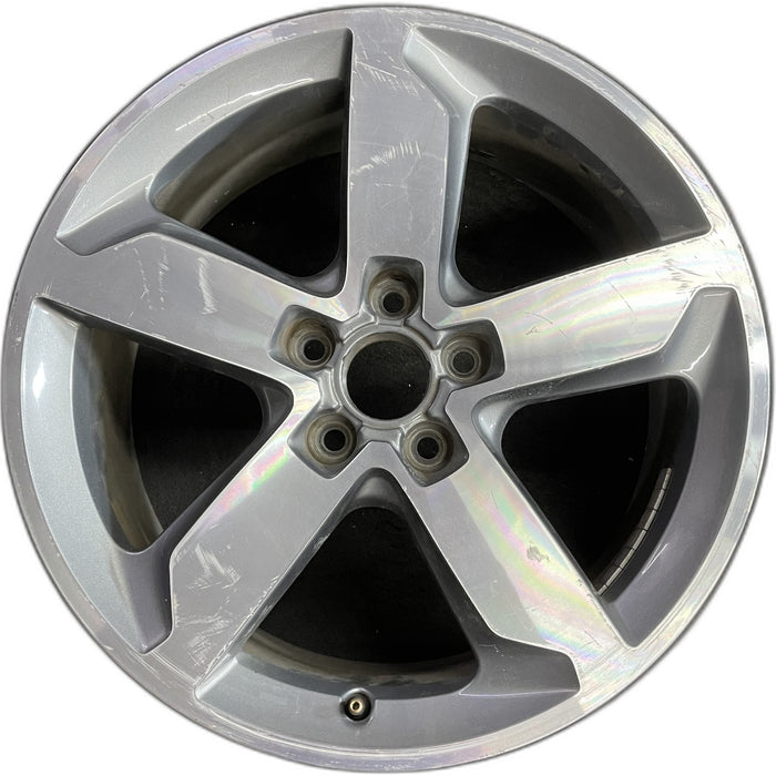 18" AUDI Q3 15-16 18x7 Original OEM Wheel Rim - Front View