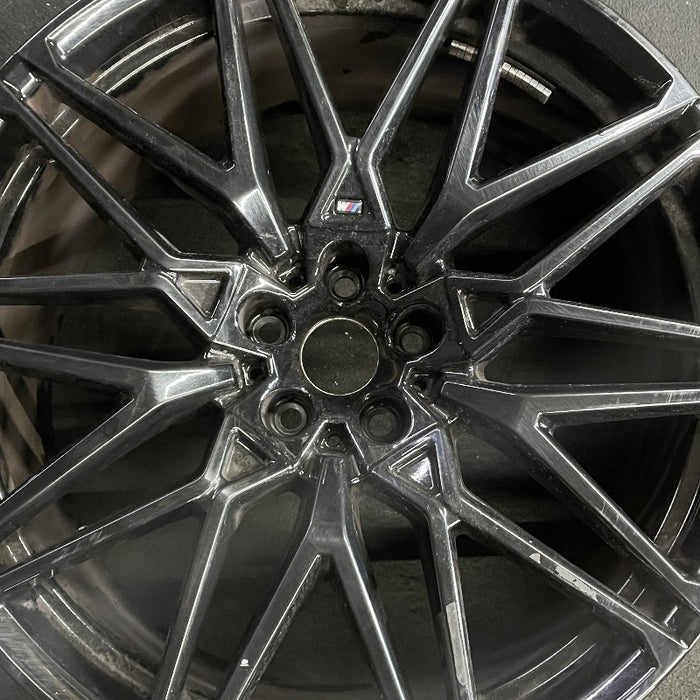21" BMW X5M 24 21x10.5 20 spoke black Original OEM Wheel Rim