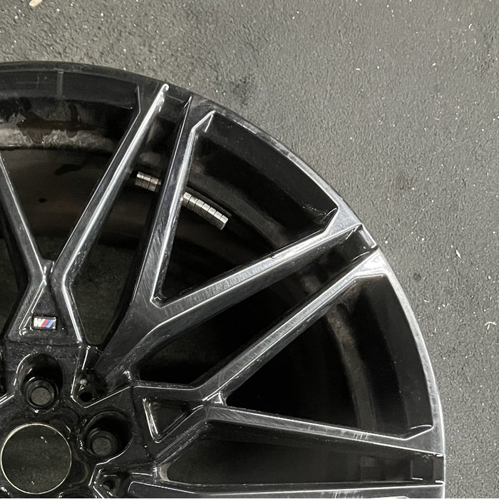 21" BMW X5M 24 21x10.5 20 spoke black Original OEM Wheel Rim