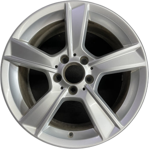 17" MERCEDES C-CLASS 12 204 Type; C250, 17x8.5, 5 spoke Original OEM Wheel Rim - Front View