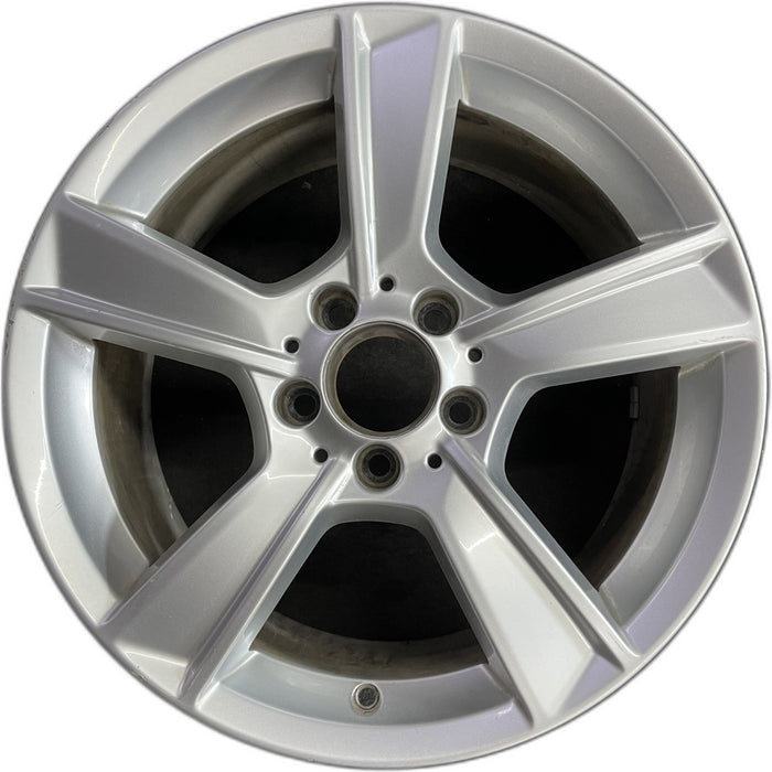 17" MERCEDES C-CLASS 12 204 Type; C250, 17x8.5, 5 spoke Original OEM Wheel Rim - Front View