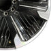 24" ESCALADE IQ 25 24x9 single spoke gloss black opt RDV Original OEM Wheel Rim - Close-Up Detail