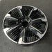 24" ESCALADE IQ 25 , single spoke, gloss black Original OEM Wheel Rim - Close-Up Detail