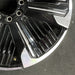 24" ESCALADE IQ 25 24x9 single spoke gloss black opt RDV Original OEM Wheel Rim - Back View