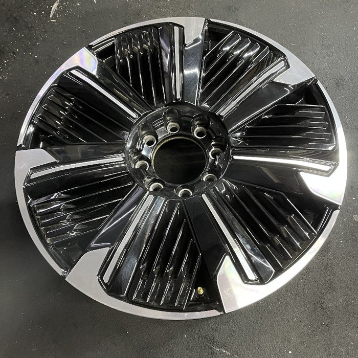 24" ESCALADE IQ 25 24x9 single spoke gloss black opt RDV Original OEM Wheel Rim - View 7