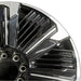 24" ESCALADE IQ 25 24x9 single spoke gloss black opt RDV Original OEM Wheel Rim - Side Profile