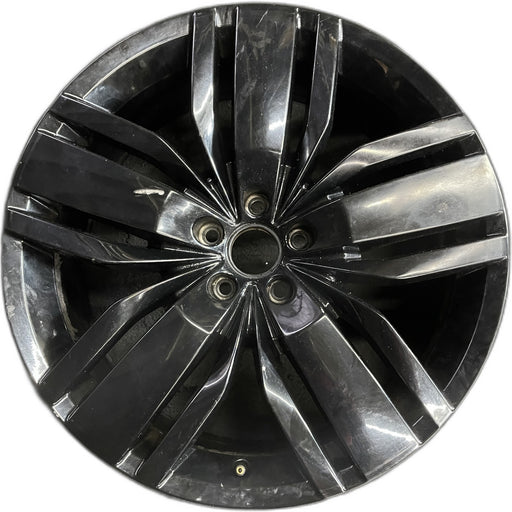 20" ATLAS 18-20 20x8 , , triple spoke, black Original OEM Wheel Rim - Front View