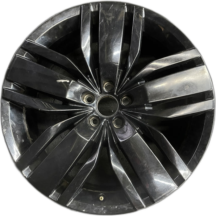20" ATLAS 18-20 20x8 , , triple spoke, black Original OEM Wheel Rim - Front View