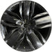 20" ATLAS 18-20 20x8 , , triple spoke, black Original OEM Wheel Rim - Front View
