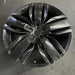 20" ATLAS 18-20 20x8 , , triple spoke, black Original OEM Wheel Rim - Side Profile