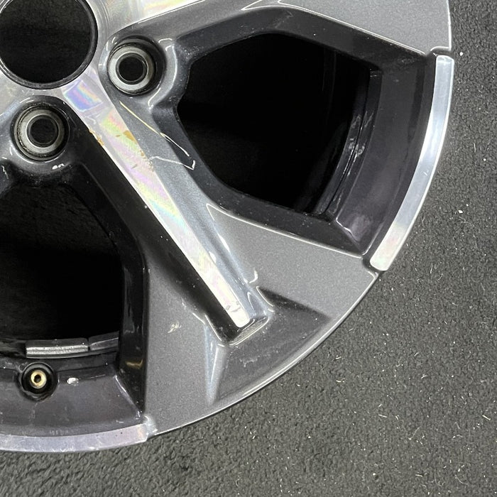 17" HR-V 23-24 17x6.5 alloy 5 spoke machined dark gray Original OEM Wheel Rim