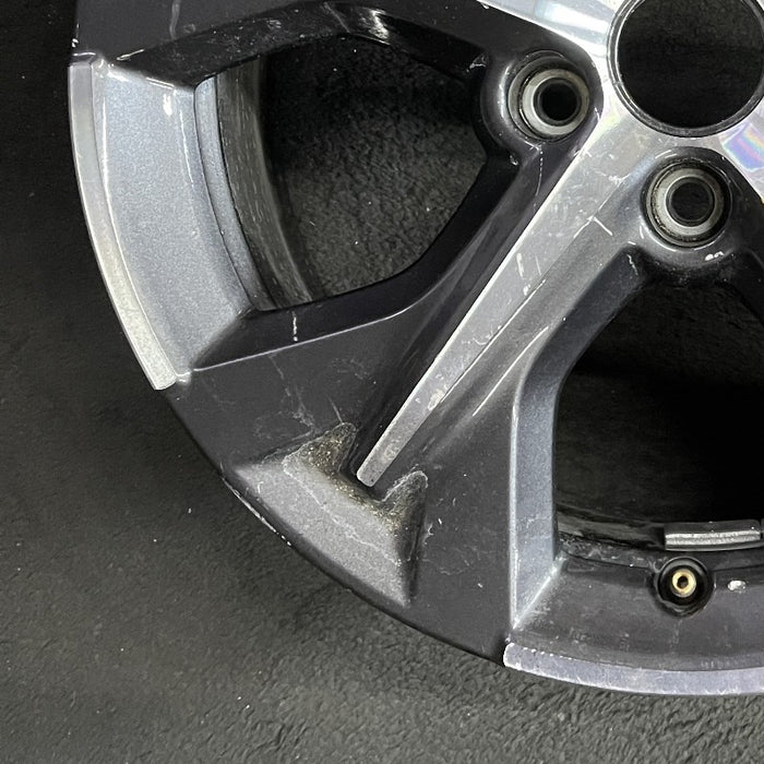 17" HR-V 23-24 17x6.5 alloy 5 spoke machined dark gray Original OEM Wheel Rim