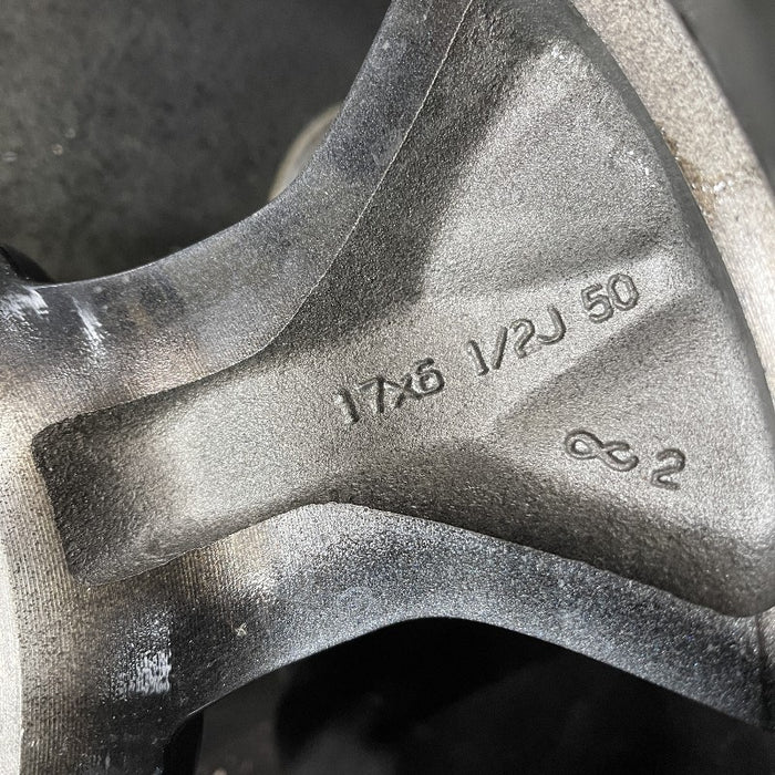 17" HR-V 23-24 17x6.5 alloy 5 spoke machined dark gray Original OEM Wheel Rim