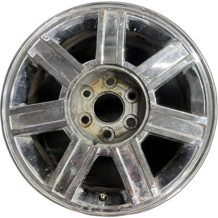 18" ESCALADE 07-09 18x8 7 spoke chrome finish opt PD5 Original OEM Wheel Rim - Front View