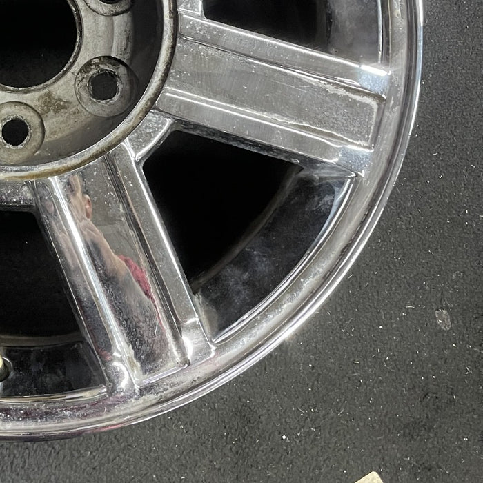 18" ESCALADE 07-09 18x8 7 spoke chrome finish opt PD5 Original OEM Wheel Rim