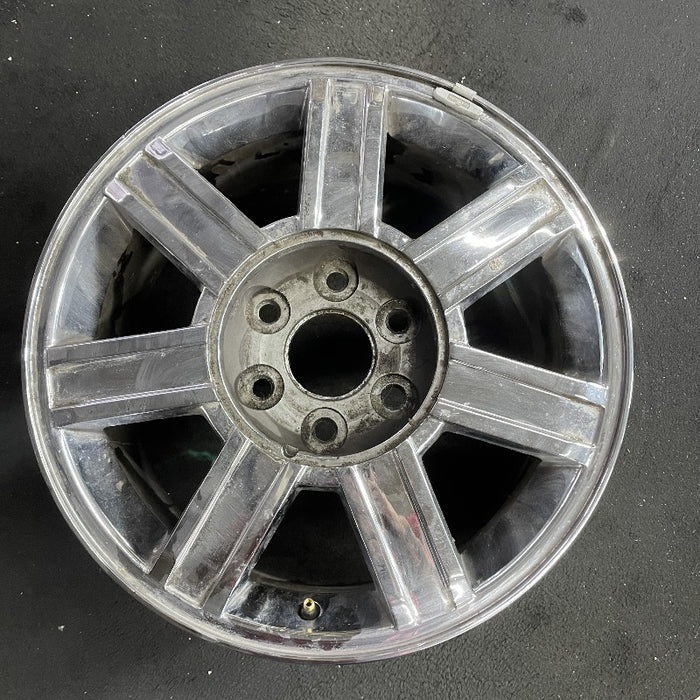 18" ESCALADE 07-09 18x8 7 spoke chrome finish opt PD5 Original OEM Wheel Rim - Front View