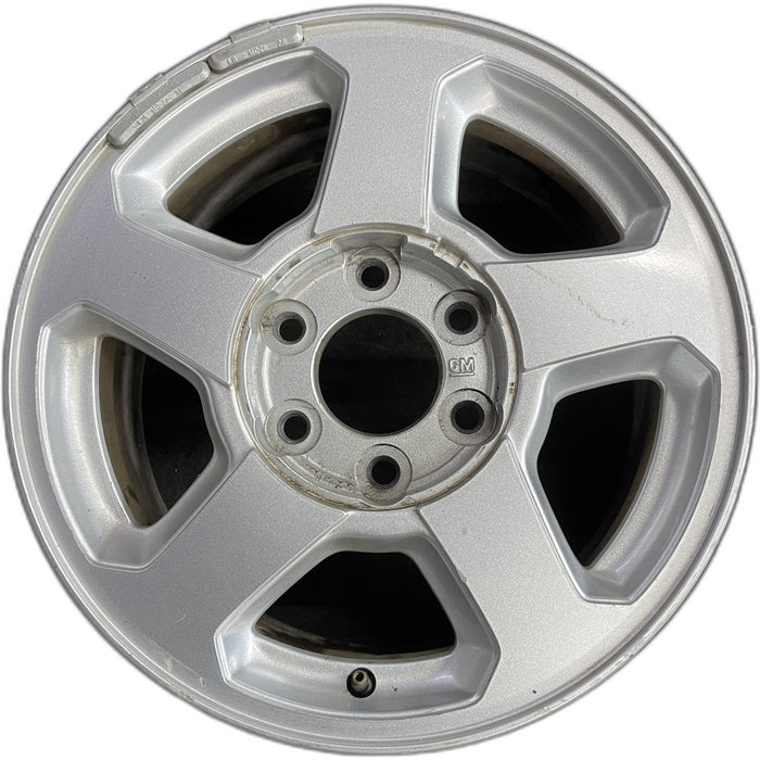 16" TRAILBLAZER 02-03 16x7, aluminum, 5 spoke, opt QC4 , Original OEM Wheel Rim
