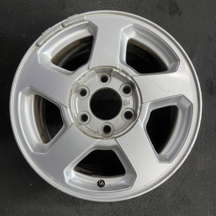 16" TRAILBLAZER 02-03 16x7, aluminum, 5 spoke, opt QC4 , Original OEM Wheel Rim