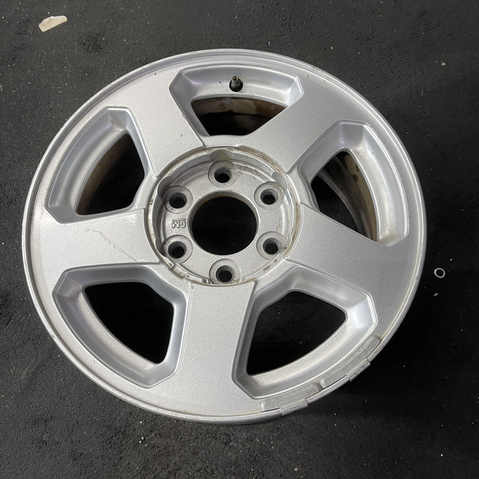 16" TRAILBLAZER 02-03 16x7, aluminum, 5 spoke, opt QC4 , Original OEM Wheel Rim