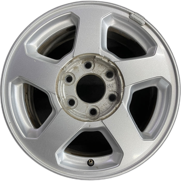 16" TRAILBLAZER 02-03 16x7, aluminum, 5 spoke, opt QC4 , Original OEM Wheel Rim