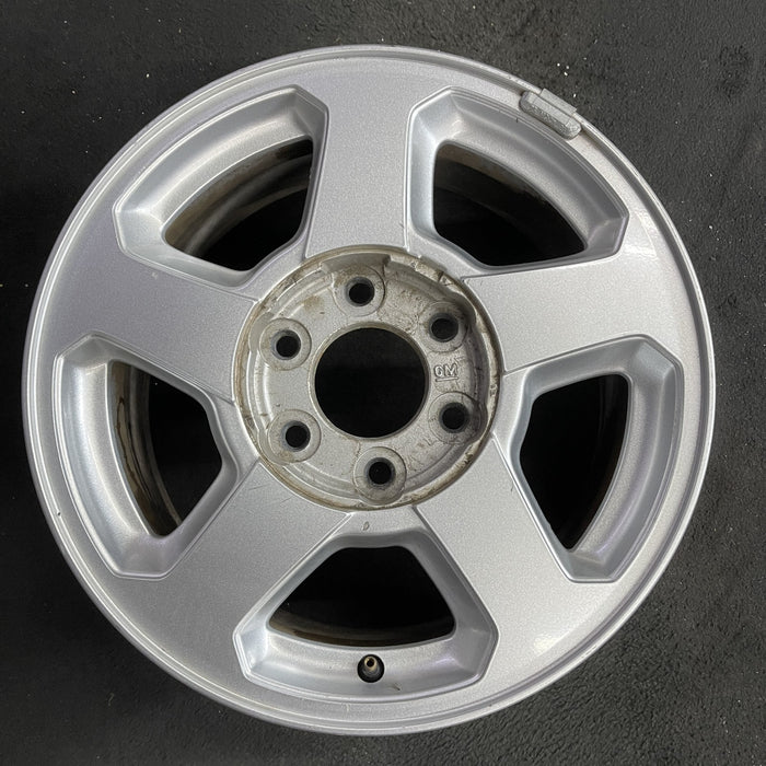 16" TRAILBLAZER 02-03 16x7, aluminum, 5 spoke, opt QC4 , Original OEM Wheel Rim