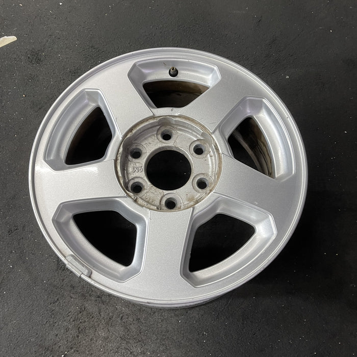16" TRAILBLAZER 02-03 16x7, aluminum, 5 spoke, opt QC4 , Original OEM Wheel Rim