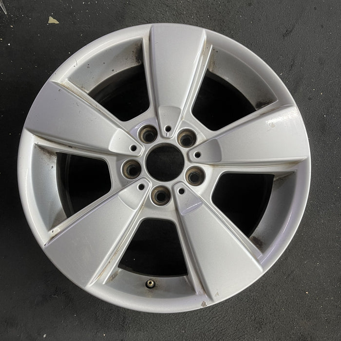 18" BMW X3 04-10 18x8 , , flat spoke Original OEM Wheel Rim - Angle View