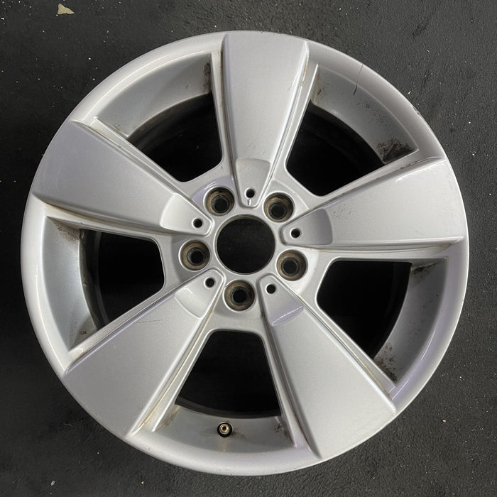 18" BMW X3 04-10 18x8 , , flat spoke Original OEM Wheel Rim - Angle View
