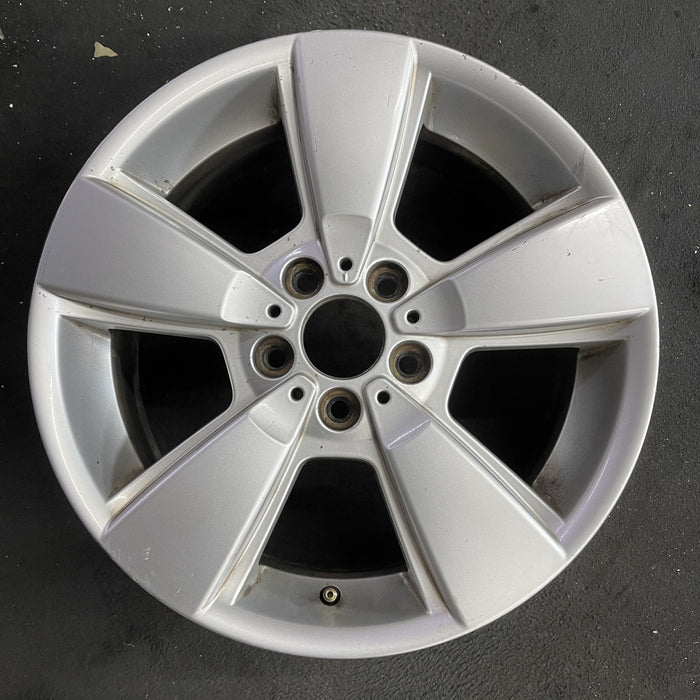 18" BMW X3 04-10 18x8 , , flat spoke Original OEM Wheel Rim - Angle View