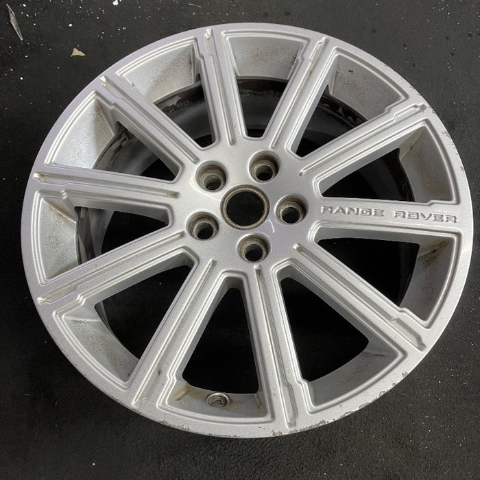 20" RANGE ROVER 10-11 alloy 20x8.5 10 single spokes grooves finish Original OEM Wheel Rim