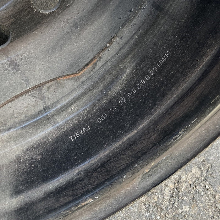 15" CIRRUS 95-00 15x6, steel Original OEM Wheel Rim - View 10