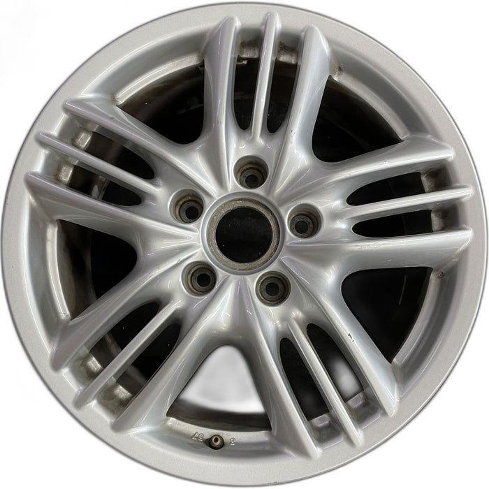 18" PORSCHE CAYENNE 08-10 18x8 , 5 triple spokes Original OEM Wheel Rim - Front View