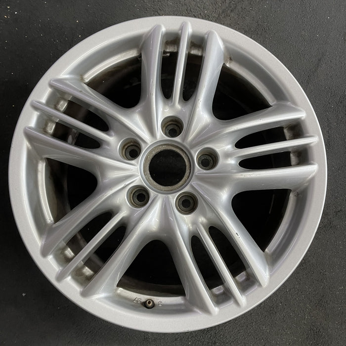 18" PORSCHE CAYENNE 08-10 18x8 , 5 triple spokes Original OEM Wheel Rim - Angle View