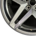19" MUSTANG 24 19x8.5 5 spoke split spoke silver Original OEM Wheel Rim - Back View