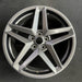 19" MUSTANG 24 19x8.5 5 spoke split spoke silver Original OEM Wheel Rim - Additional View