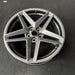 19" MUSTANG 24 19x8.5 5 spoke split spoke silver Original OEM Wheel Rim - View 8