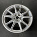 19" MUSTANG 24 19x8.5, , V spoke Original OEM Wheel Rim - Close-Up Detail