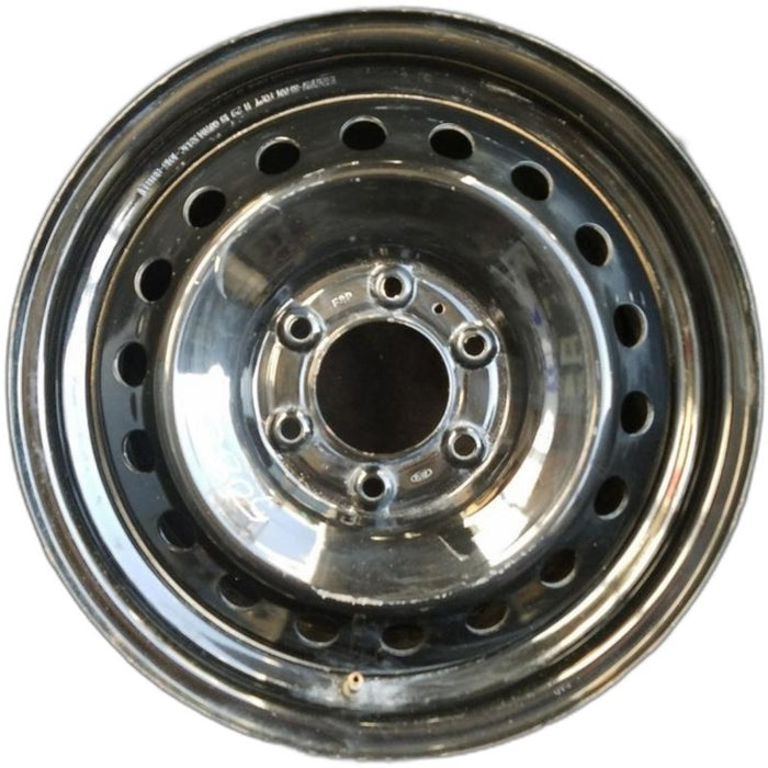 17" BRONCO 21-24 17x7.5, steel Original OEM Wheel Rim - Front View