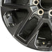20" SEQUOIA 23-24 20x8 open spoke 6 spoke matte black Original OEM Wheel Rim - Back View