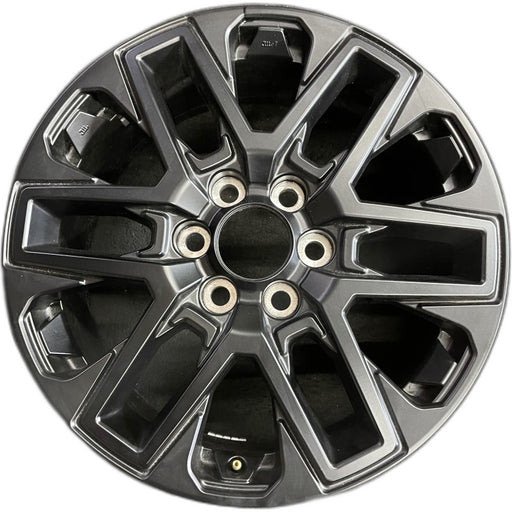 20" SEQUOIA 23-24 20x8 open spoke 6 spoke matte black Original OEM Wheel Rim - Front View
