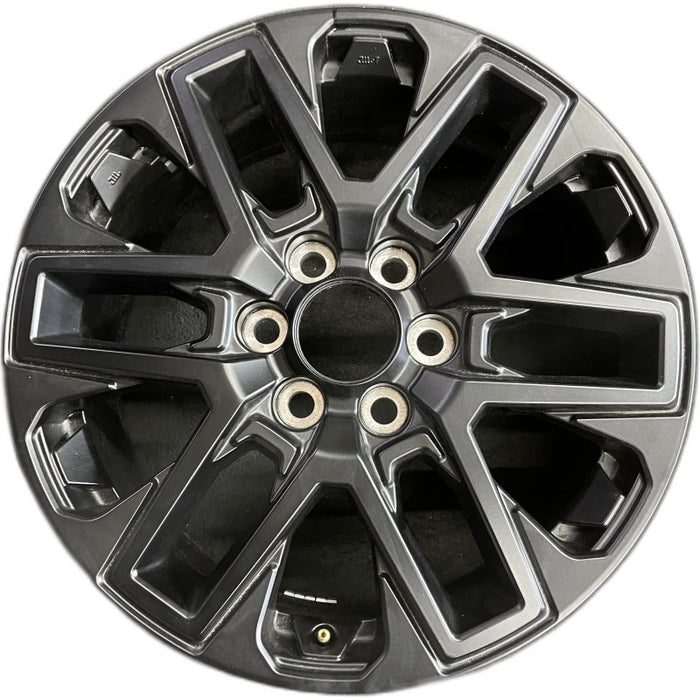 20" SEQUOIA 23-24 20x8 open spoke 6 spoke matte black Original OEM Wheel Rim - Front View