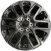 20" SEQUOIA 23-24 20x8 open spoke 6 spoke matte black Original OEM Wheel Rim - Front View