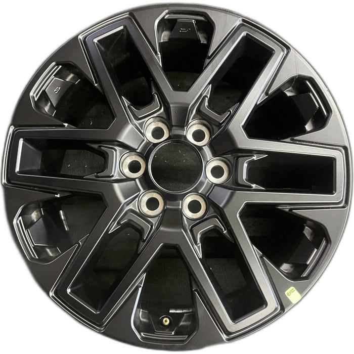 20" SEQUOIA 23-24 20x8 open spoke 6 spoke matte black Original OEM Wheel Rim - Front View