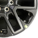 20" SEQUOIA 23-24 20x8 open spoke 6 spoke matte black Original OEM Wheel Rim - Close-Up Detail