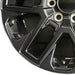 20" SEQUOIA 23-24 20x8 open spoke 6 spoke matte black Original OEM Wheel Rim - Back View