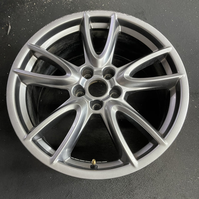 19" MUSTANG 11 19x9 , Original OEM Wheel Rim - Side Profile